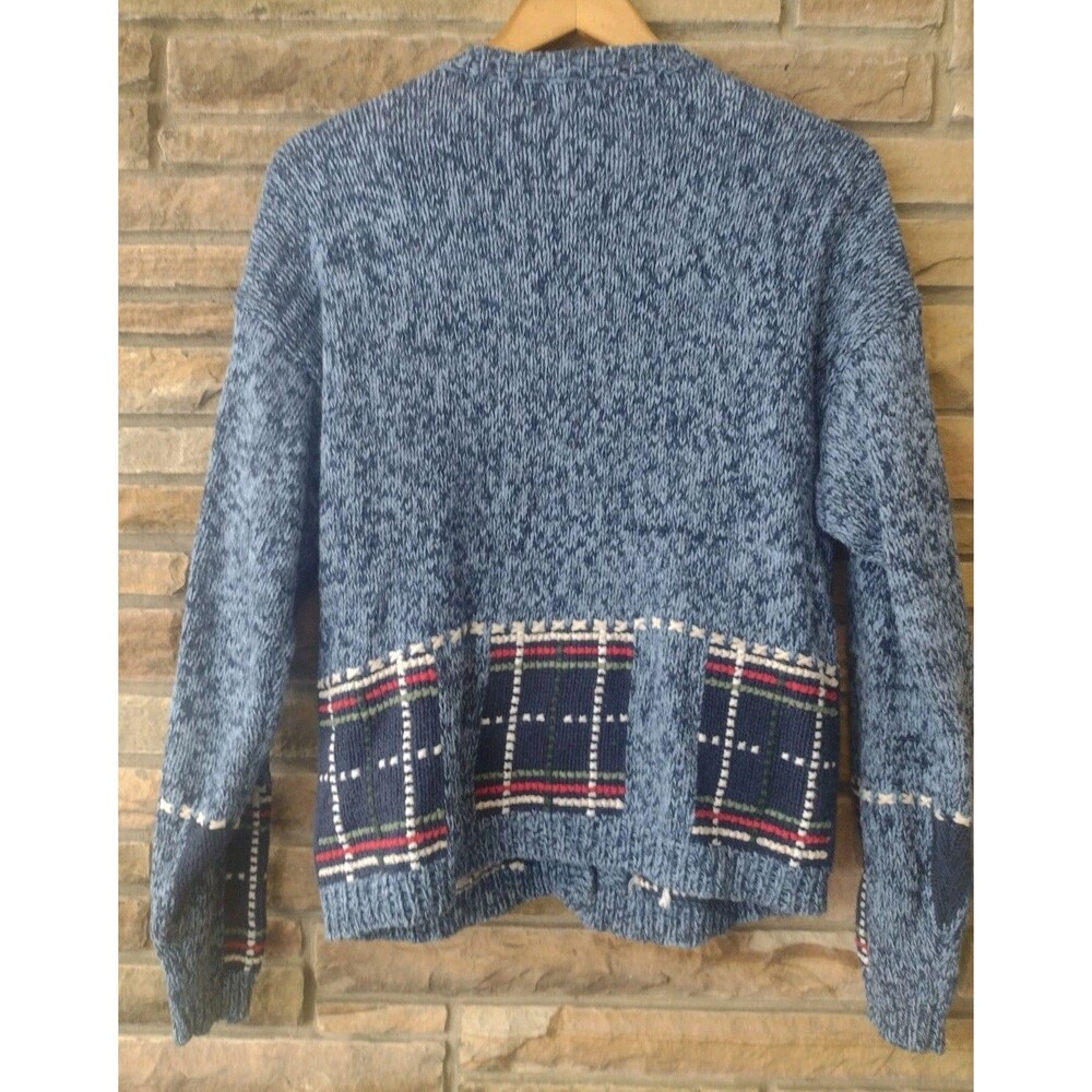 Nutcracker Ramie Cotton Blue Patchwork Cardinal H… - image 3